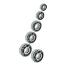 SKF Kugellagersatz für Motor, Simson S50, KR51/1, SR4-1, SR4-2, SR4-3, SR4-4